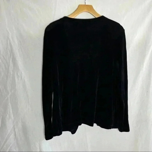 Chicos black cardigan Longsleeve black sheer - Picture 4 of 6